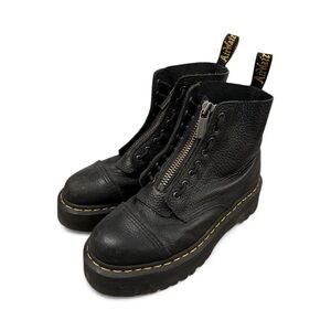 Doc Martens Black Sinclair Zip-Up Combat Boots